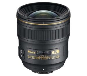Nikon AF-S NIKKOR 24mm f/1.4G ED Lens - Black