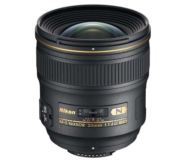 Nikon AF-S NIKKOR 24mm f/1.4G ED Lens - Black