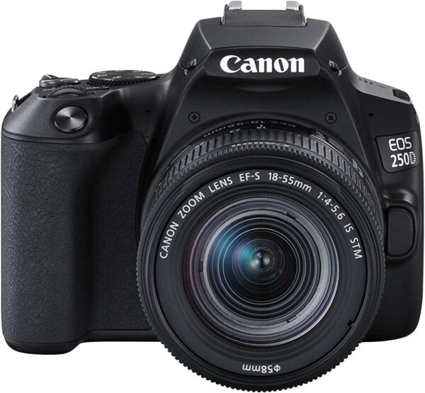 Canon EOS 250D with EF-s 18-55mm f4-5.6 IS STM Lens - Black