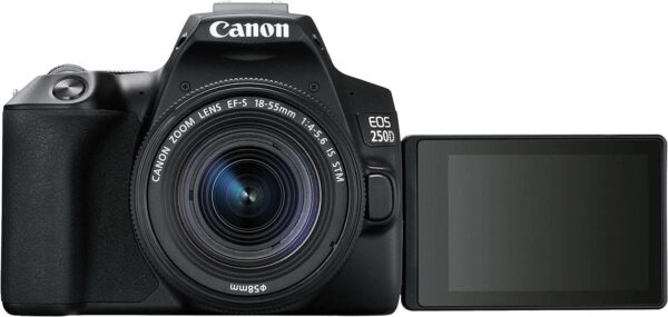 Canon EOS 250D with EF-s 18-55mm f4-5.6 IS STM Lens - Black