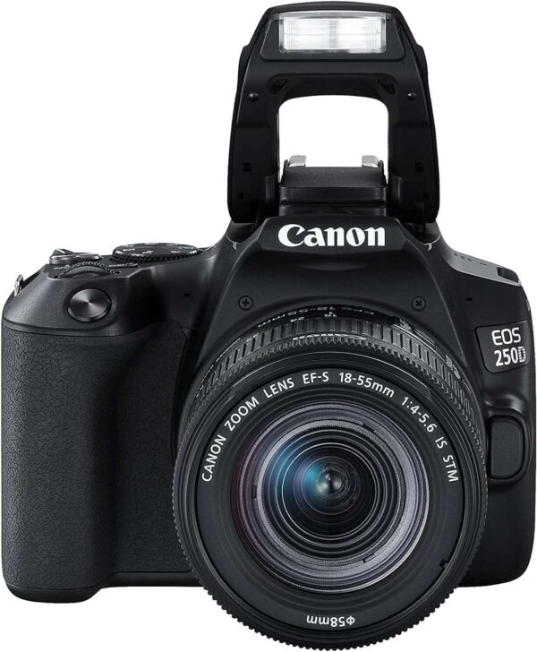 Canon EOS 250D with EF-s 18-55mm f4-5.6 IS STM Lens - Black