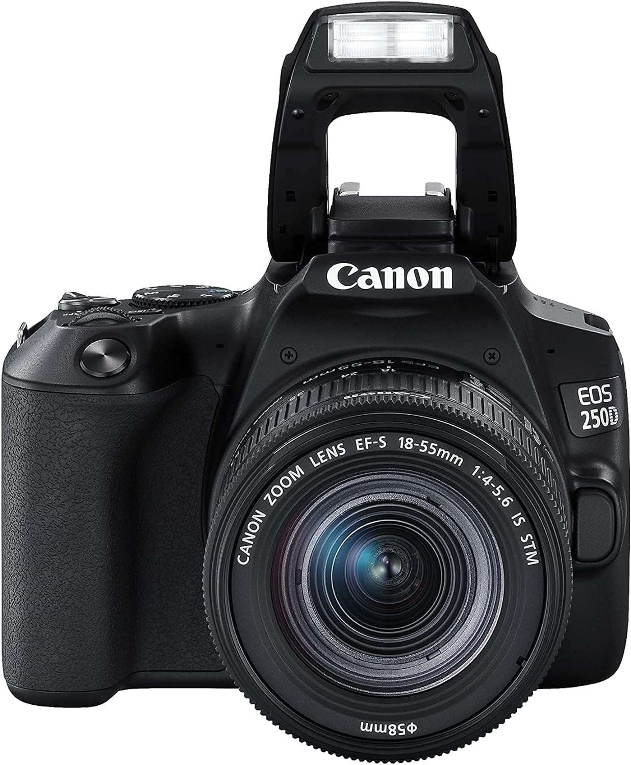 Canon EOS 250D with EF-s 18-55mm f4-5.6 IS STM Lens - Black