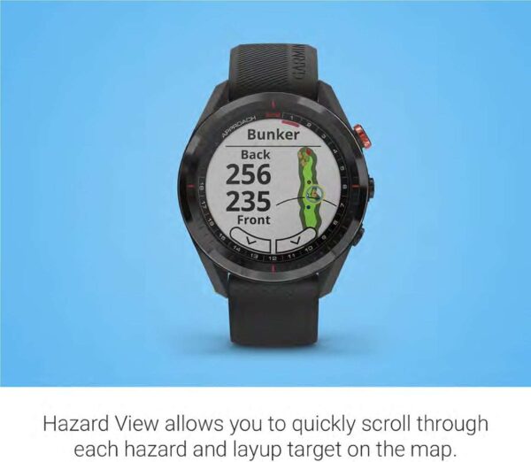 Garmin Approach S62 010-02200-00, Premium Golf GPS Smartwatch