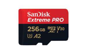 SanDisk 256GB Extreme PRO microSDXC card